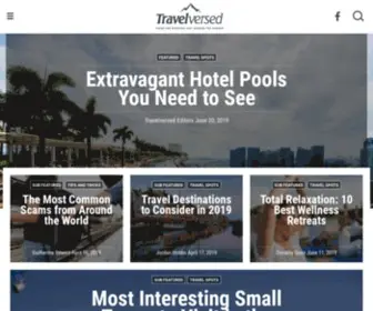 Travelversed.co(Home) Screenshot