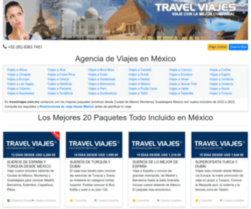 Travelviajes.mx(TRAVEL) Screenshot