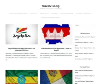 Travelvisa.ng(Reliable Visa Agents in Nigeria) Screenshot