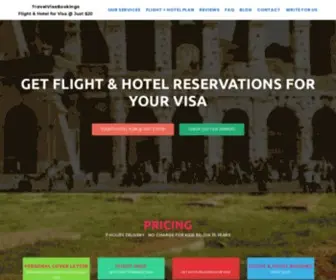 Travelvisabookings.com(Travelvisabookings) Screenshot