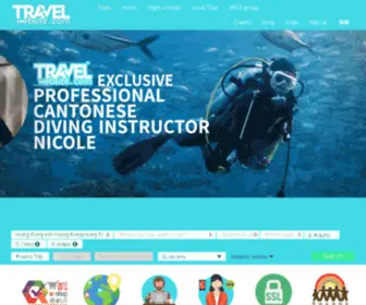 Travelwebsite.com(Dit domein kan te koop zijn) Screenshot