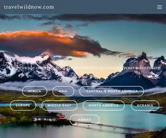 Travelwildnow.com(Traveling) Screenshot