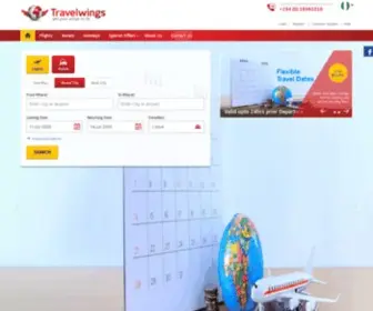 Travelwings.com.ng(Flight booking) Screenshot