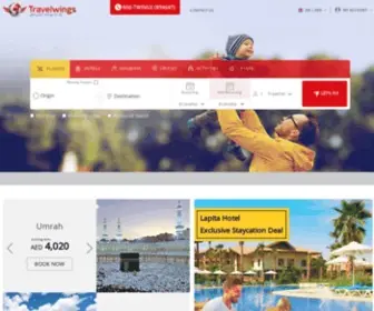 Travelwings.com(Flight booking) Screenshot
