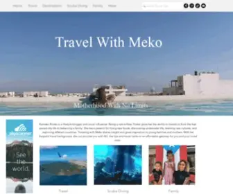 Travelwithmeko.com(Family Travel) Screenshot