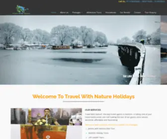 Travelwithnature.in(Travel With Nature Holidays) Screenshot