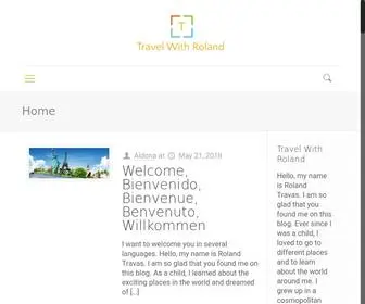 Travelwithroland.com(Travel with Roland) Screenshot