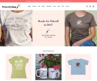 Travelybug.com(Create an Ecommerce Website and Sell Online) Screenshot