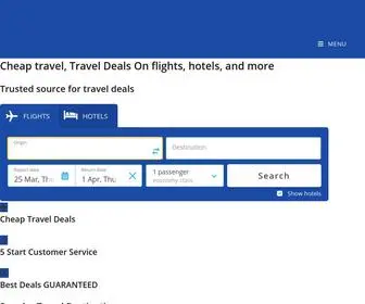 Travelyourlist.com(Cheap Flight Deals) Screenshot