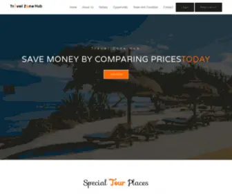 Travelzonehub.com(Forsale Lander) Screenshot