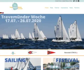 Travemuender-Woche.com(Travemünder Woche) Screenshot