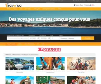 Traventia.fr(Agence de Voyages en Ligne) Screenshot