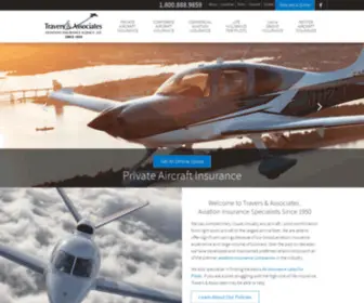 Traversaviation.com(Aircraft Insurance) Screenshot