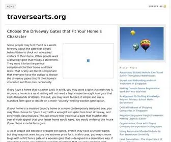 Traversearts.org(Choose the Driveway Gates that Fit Your Home) Screenshot