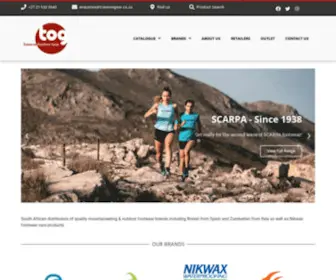 Traversegear.co.za(South African distributors of quality adventure footwear and equipment. Our Brands are) Screenshot