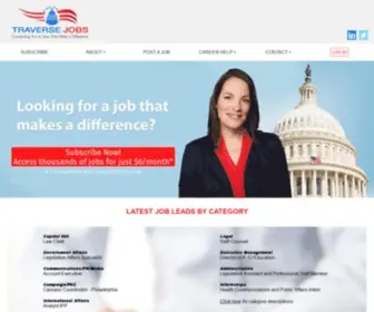 Traversejobs.com(Traverse Job Listings) Screenshot