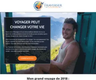 Traverserlafrontiere.com(Voyager) Screenshot