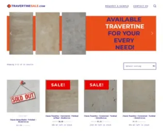 Travertinesale.com(Travertine Sale) Screenshot