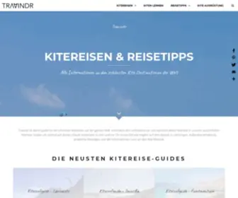 Travindr.de(Die perfekte Kitereisen für jeden) Screenshot