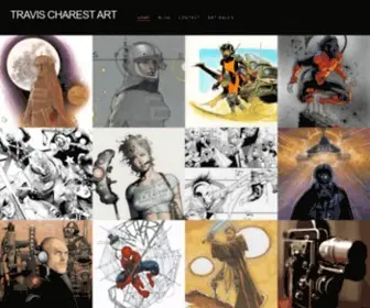 Travischarestart.com(TRAVIS CHAREST ART) Screenshot