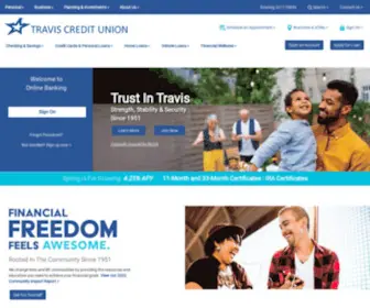 Traviscu.org(Travis Credit Union) Screenshot