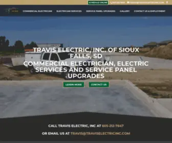 Traviselectricinc.com(Travis Electric) Screenshot