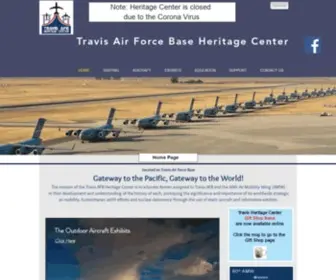 Travisheritagecenter.org(Travis Air Force Bse) Screenshot