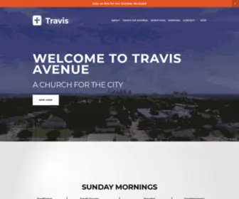 Travis.org(Travis Avenue Baptist Church) Screenshot