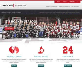 Travisroyfoundation.org(Travis Roy Foundation) Screenshot