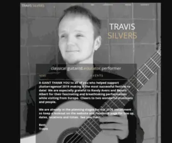 Travissilversguitar.com(Travis Silvers Guitar) Screenshot