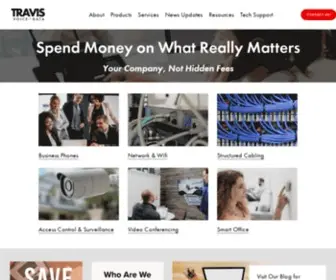 Travisvoice.com(Travis Voice &amp; Data) Screenshot
