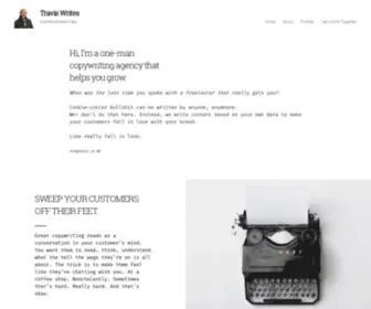 Traviswrites.com(Travis Writes) Screenshot