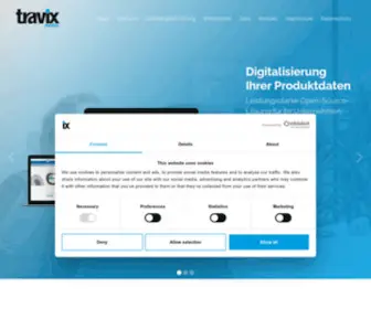 Travix-Media.de(Startseite) Screenshot