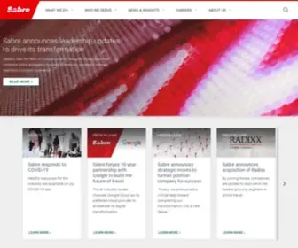 Travlynx.com(Sabre is a global technology company. Our innovative technology) Screenshot