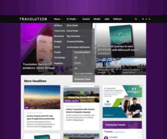 Travolution.co.uk(Online Travel News and UK Travel Jobs from Travolution.com) Screenshot