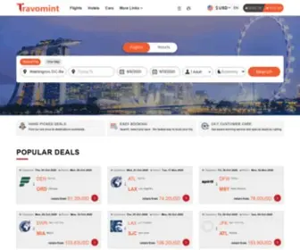 Travomint.com(Travomint travel company) Screenshot