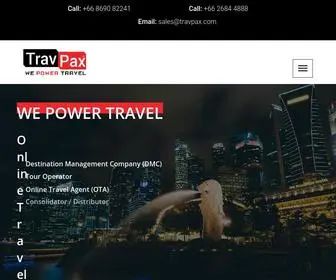 TravPax.com(Travel Software Development Company) Screenshot