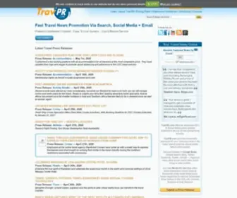TravPr.com(Free Travel Press Release Distribution) Screenshot