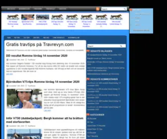 Travrevyn.com(Tips och andra gratis travtips) Screenshot