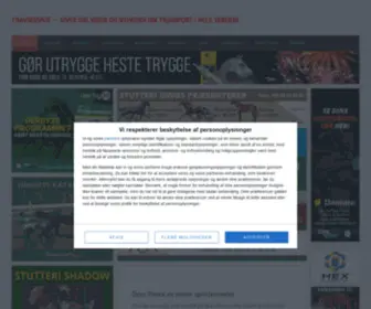 Travservice.dk(Nyheder og baggrund om travsport fra ind) Screenshot