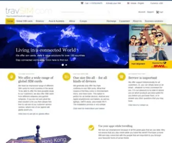 Travsim.com(International SIM cards) Screenshot