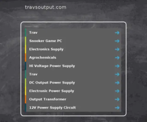 Travsoutput.com(Vic Ocampo) Screenshot