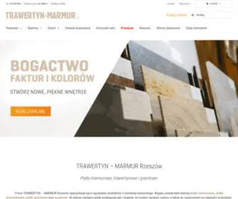 Trawertyn-Marmur.pl(Płytki trawertynowe i marmurowe) Screenshot