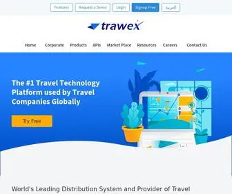 Trawex.com(Travel Technology Company) Screenshot