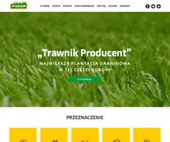 Trawnikproducent.pl(Trawa w rolce) Screenshot