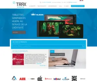 Trax-Distribution.fr(Trax Distribution) Screenshot
