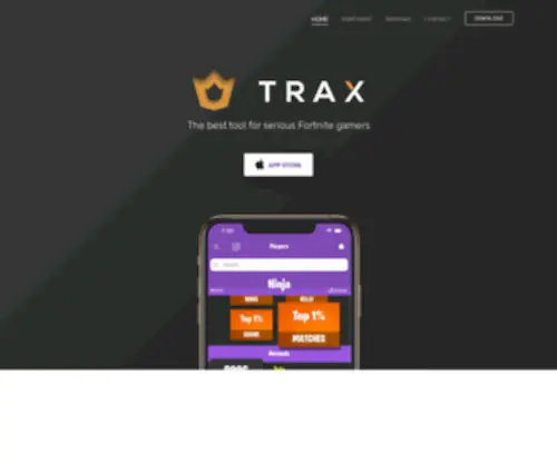 Trax.gg(The best tool for Fortnite gamers. Five) Screenshot