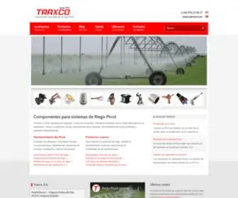Traxco.es(Sistemas de riego Pivot) Screenshot
