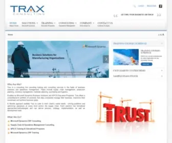 Traxconsulting.com(Trax Consulting) Screenshot