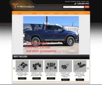 TraxDa.com(Traxda Leveling and Lift Kits) Screenshot
